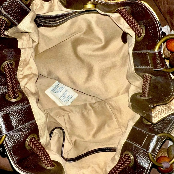 Chico tiger print handbag/ purse w/drawstrings. New without tags. - Picture 2 of 5